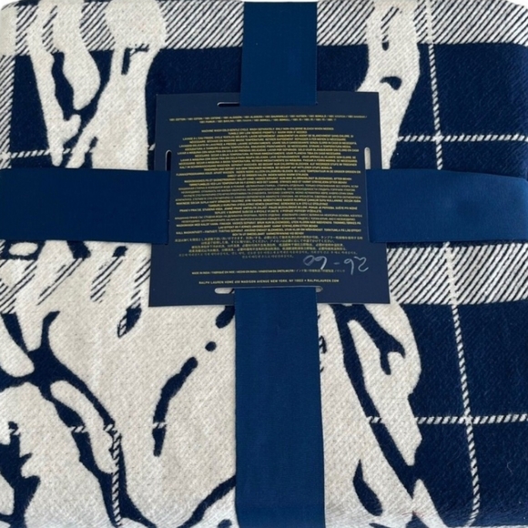 NWT Ralph Lauren Polo Oakwood Big Pony Throw - Picture 5 of 13